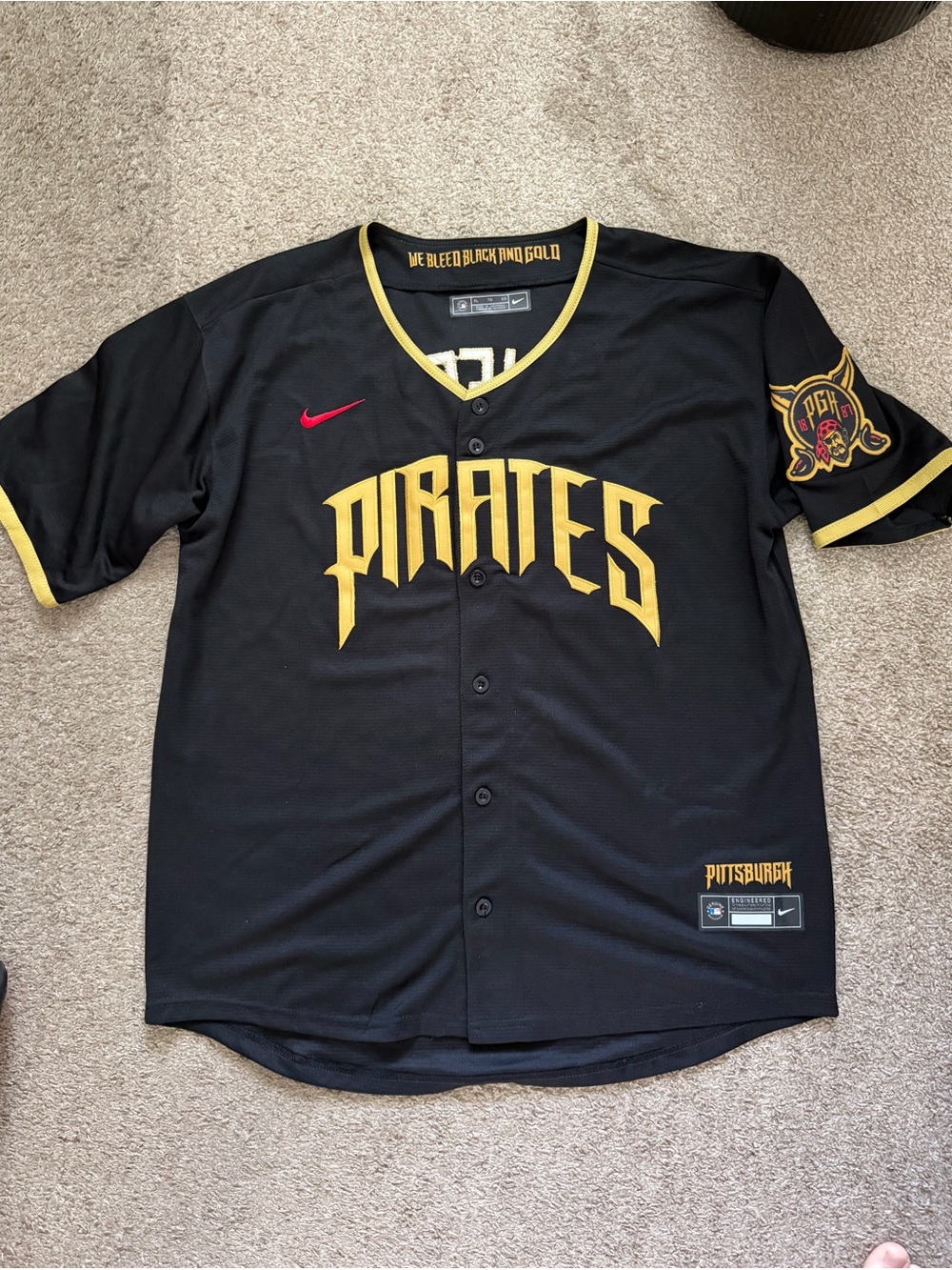 Pittsburgh Pirates MLB Konnor Griffin Men’s Baseball Jersey